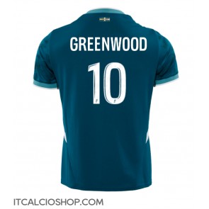 Olympique de Marseille Mason Greenwood #10 Seconda Maglia 2024-25 Manica Corta